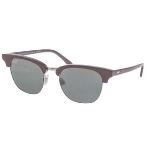 Maui Jim MJ0695S-003 Shiny Solid Brown Square Sunglasses Neutral Grey Lens